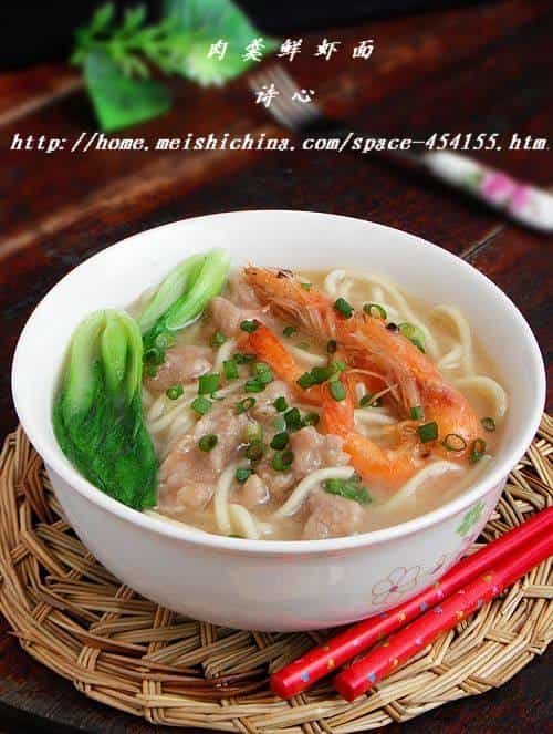 肉奶鮮蝦滷生麵