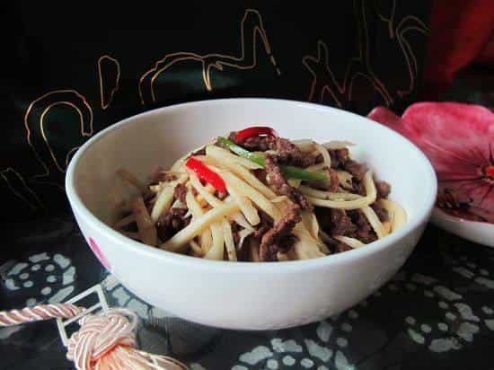 茭白小炒牛肉
