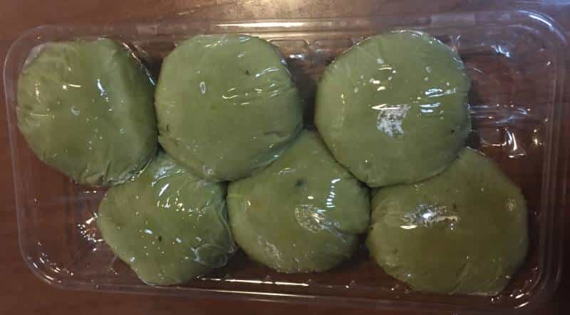 自製菜肉青團