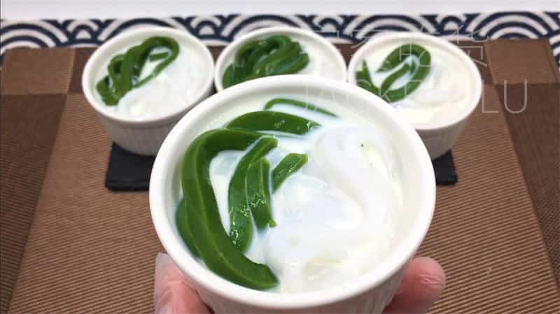 抹茶椰香西米露