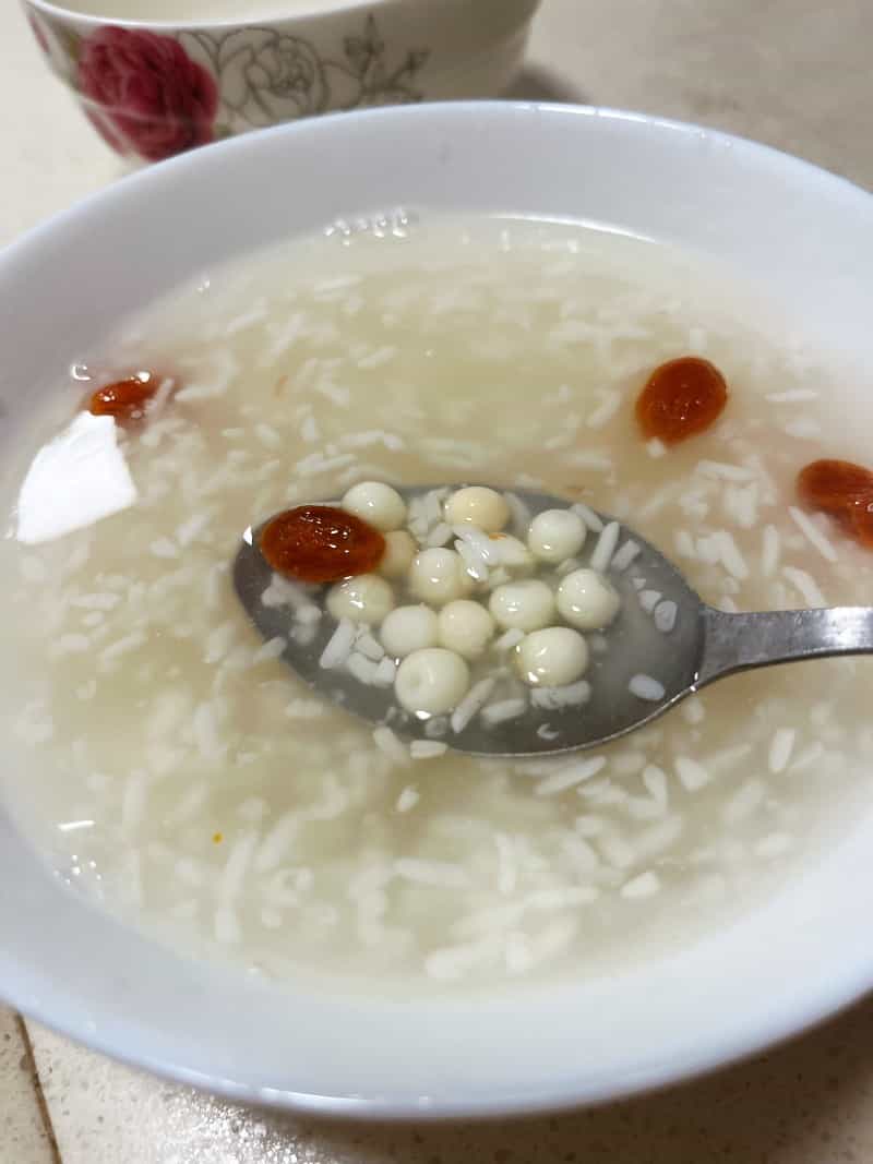 醪糟桂花雞頭米