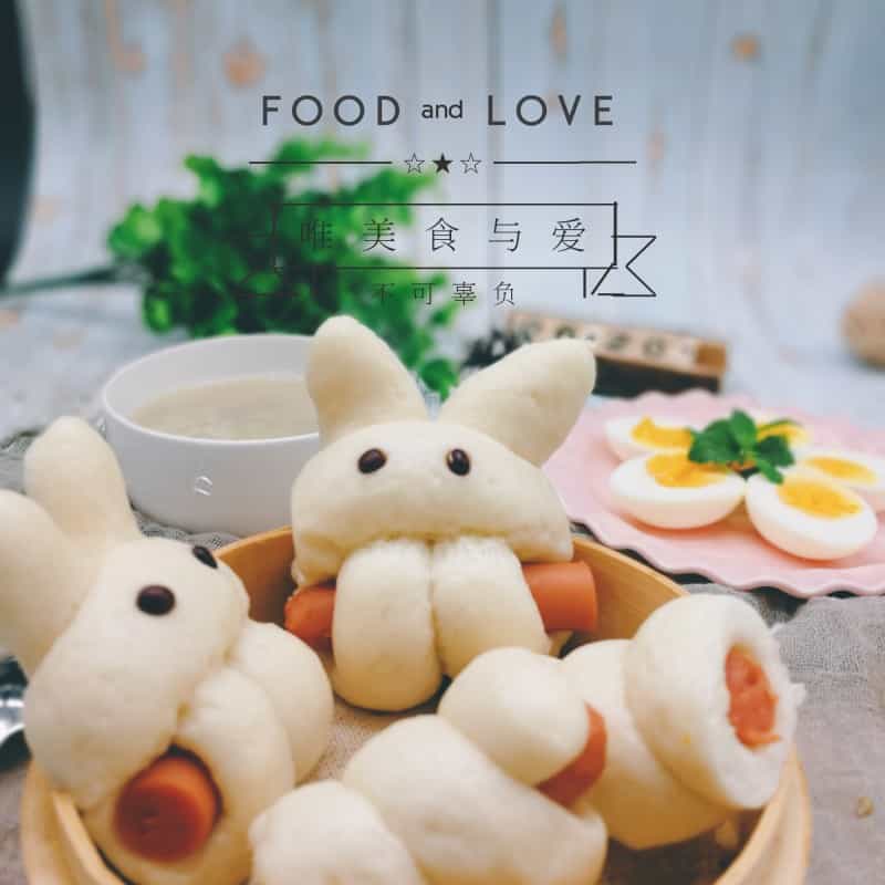 火腿腸兔子饅頭卷