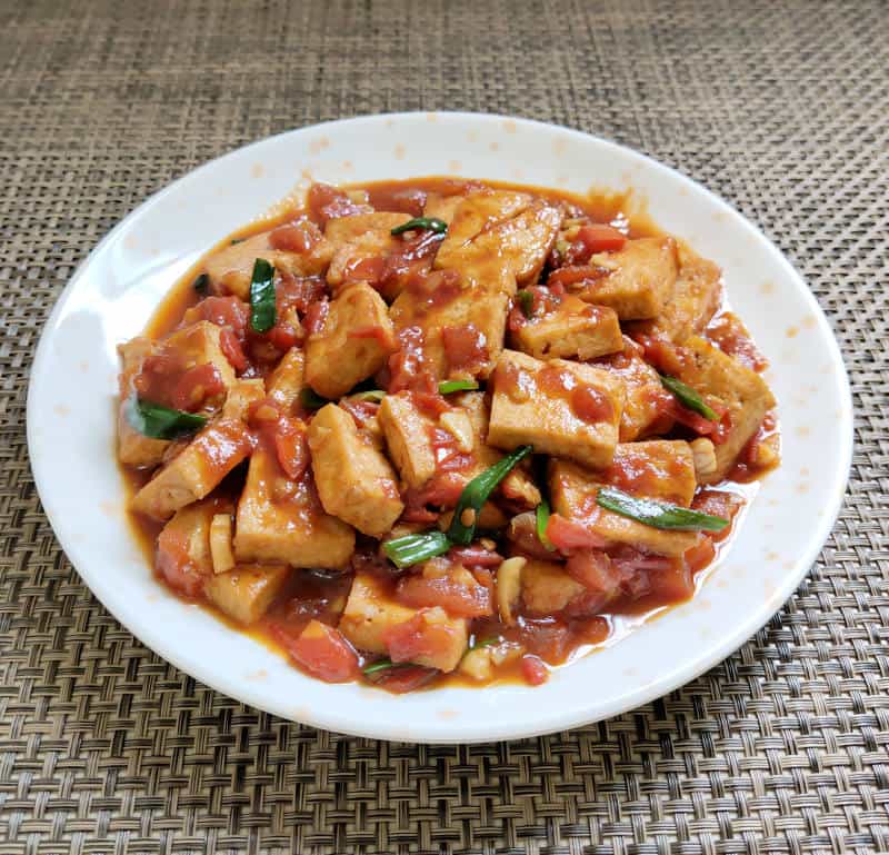 蕃茄燜豆腐