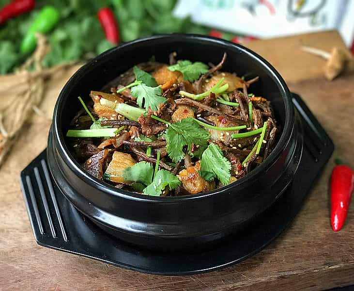 麻辣茶樹菇乾鍋