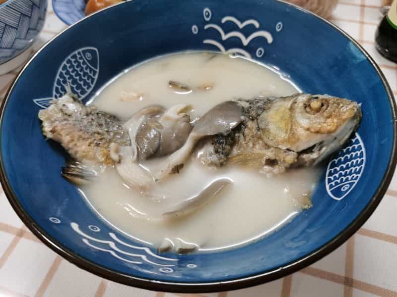 鯽魚平菇湯