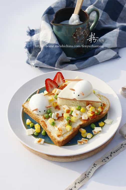老鼠起司版牛奶吐司