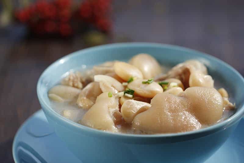 蹄花芸豆湯