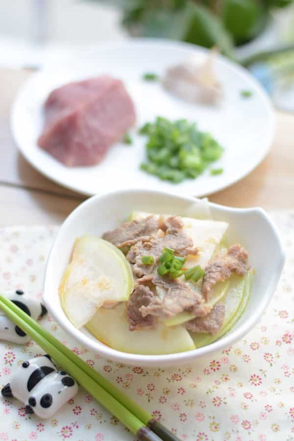 葫蘆炒肉片