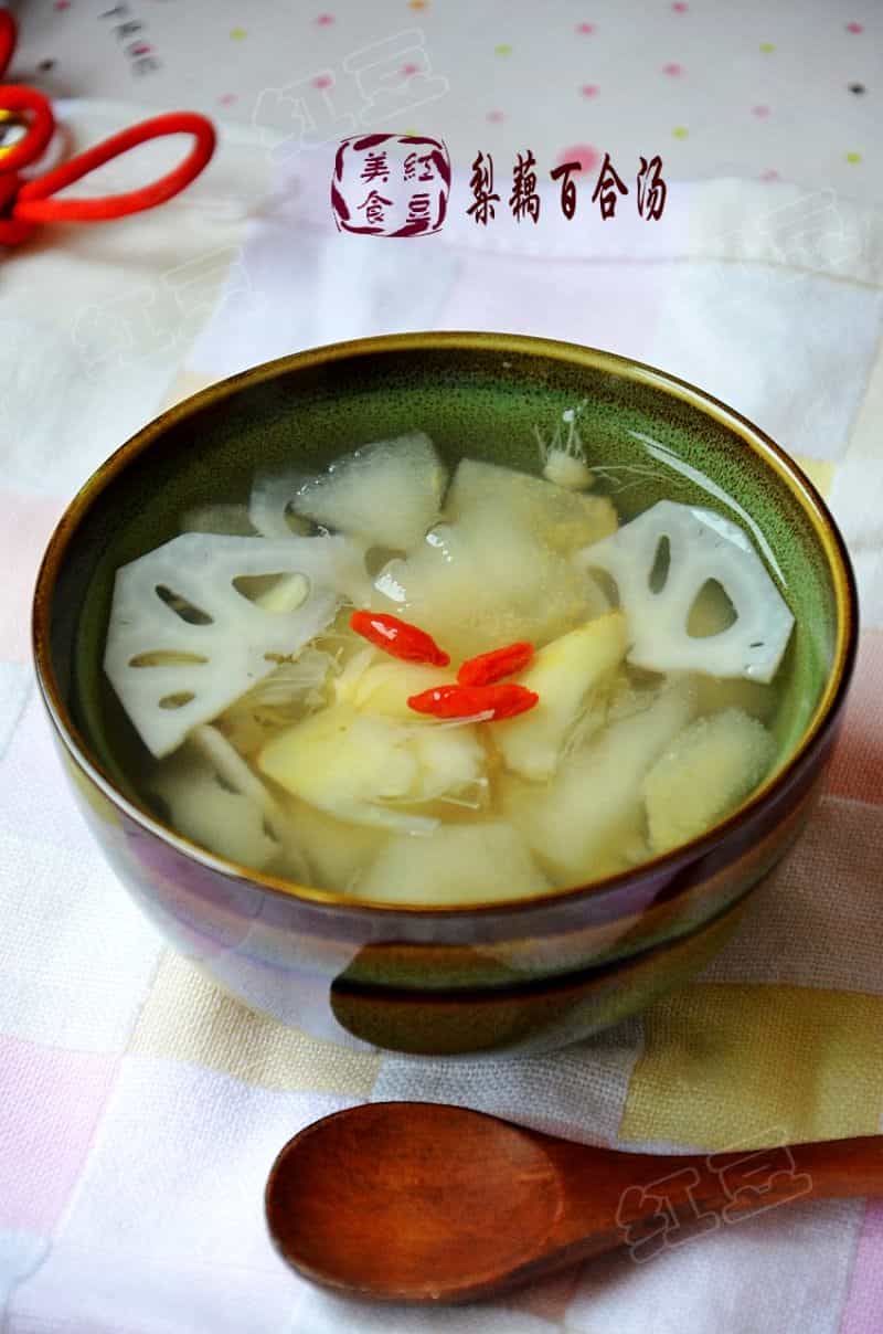 梨藕百合湯