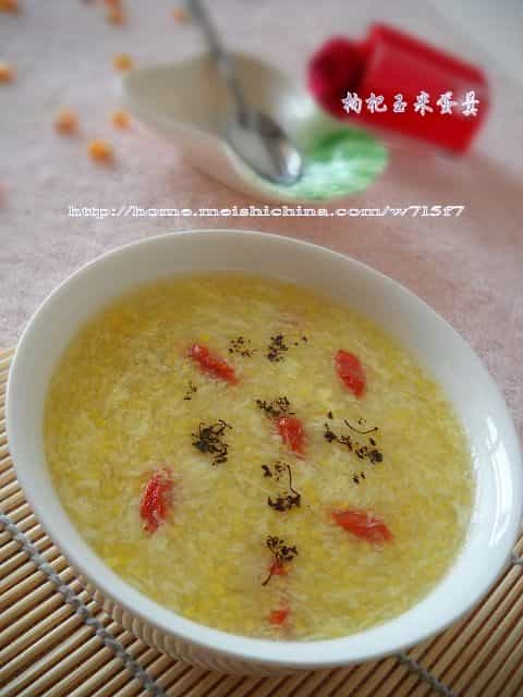 枸杞玉米蛋羹