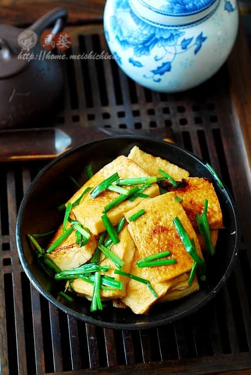 韭菜炒千頁豆腐
