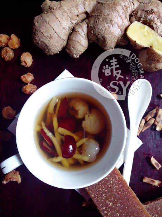 紅棗桂圓薑茶
