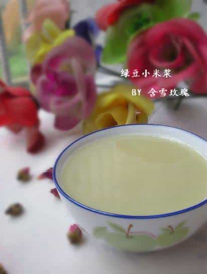 綠豆小米漿
