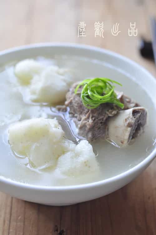 毛薯棒骨湯
