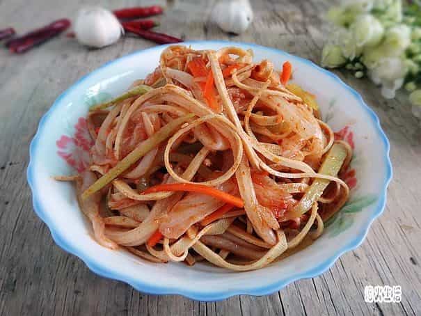 高麗菜拌豆腐絲