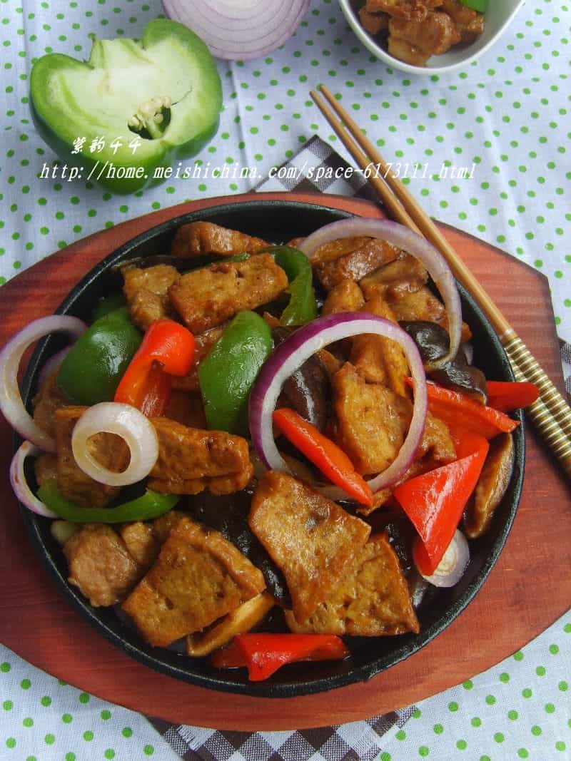 鐵板豆腐
