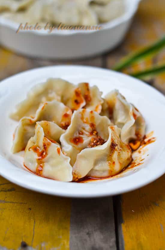 茄子肉餃