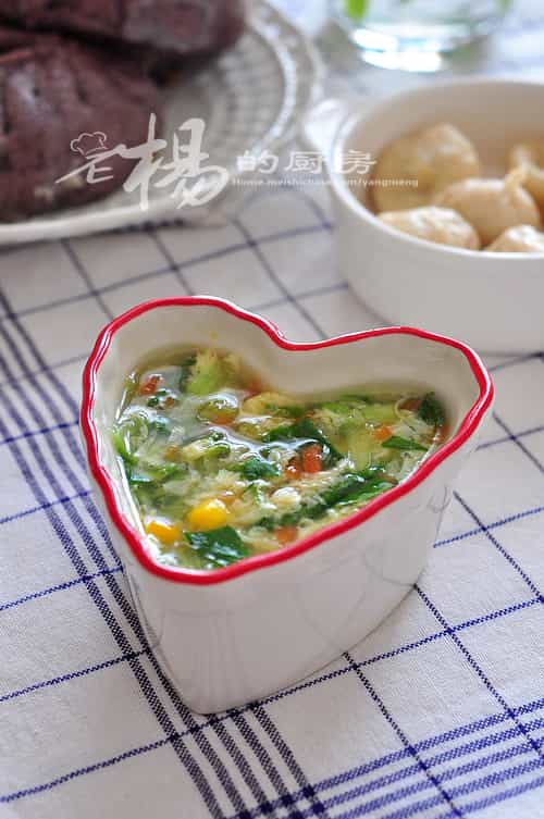 槐花雞蛋湯
