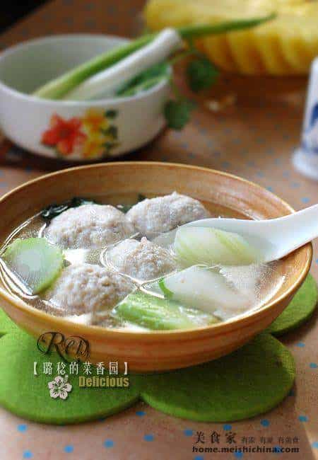 豆腐元子棒菜湯