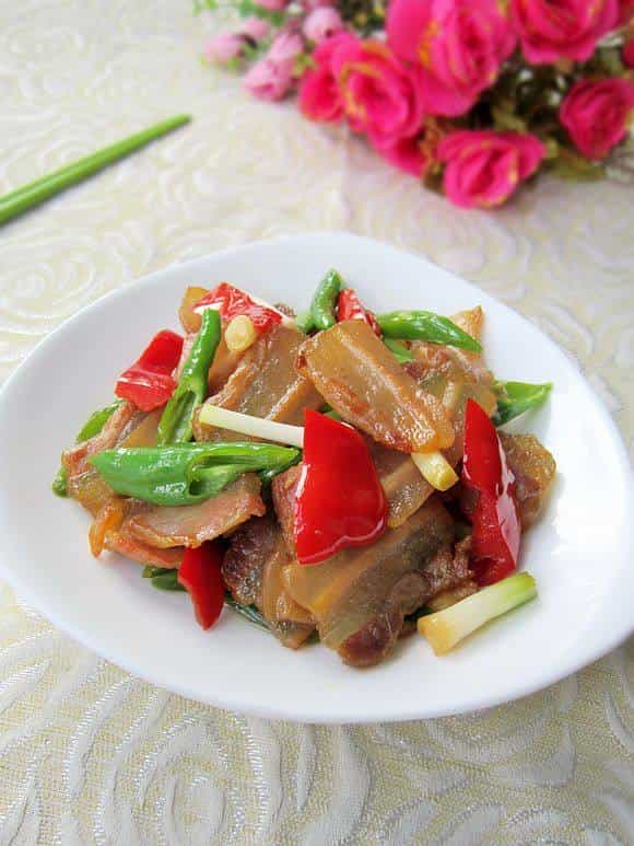 雙椒炒臘肉
