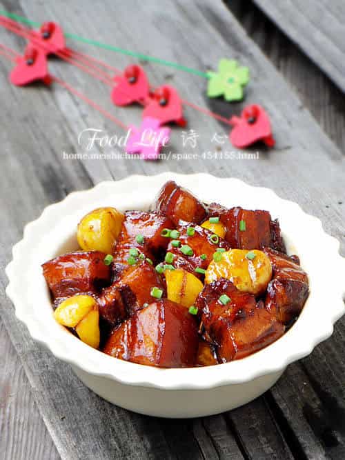 栗子紅燒肉