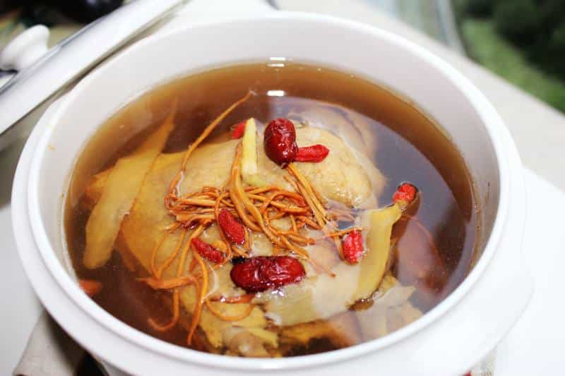 蟲草花燉鴨湯