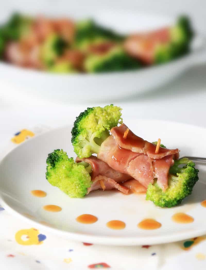 西蘭花培根卷