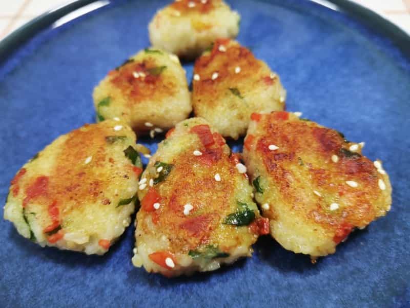 青菜火腿飯糰