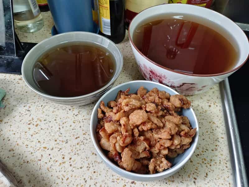熬豬油