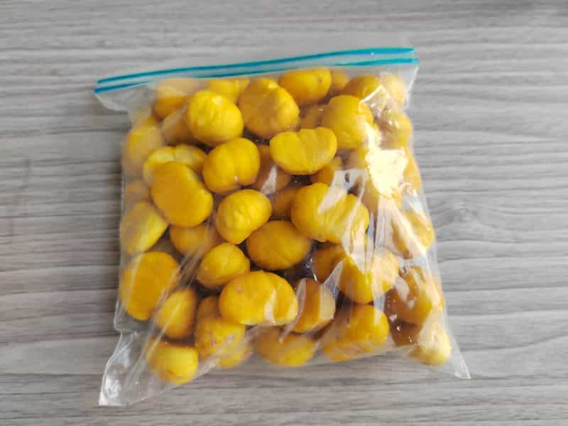鮮板栗保存
