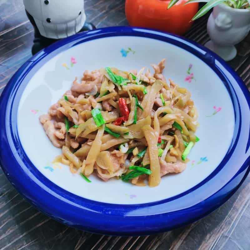 榨菜炒肉絲