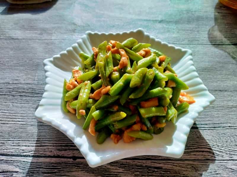 無筋豆炒肉絲