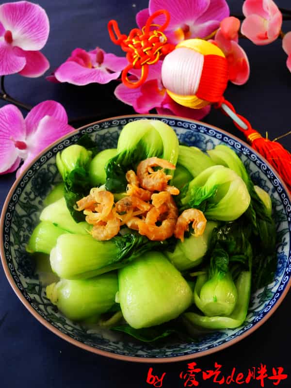 上海青炒海米
