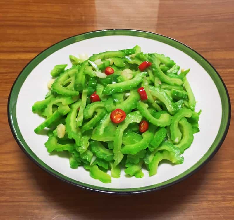 清炒苦瓜