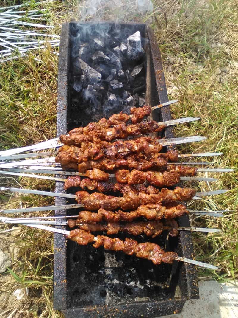 炭烤羊肉串