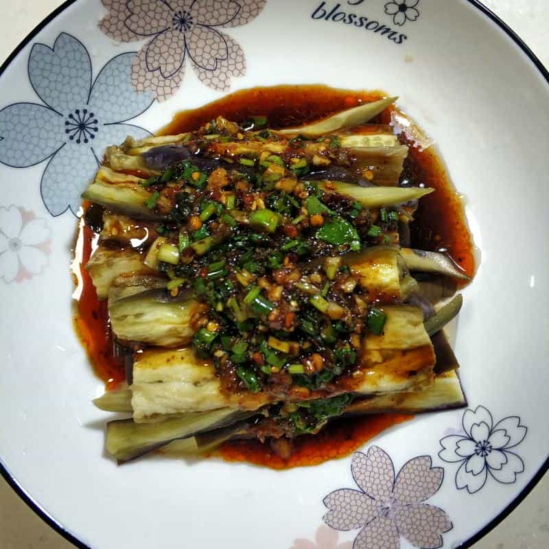 涼拌蒸茄子