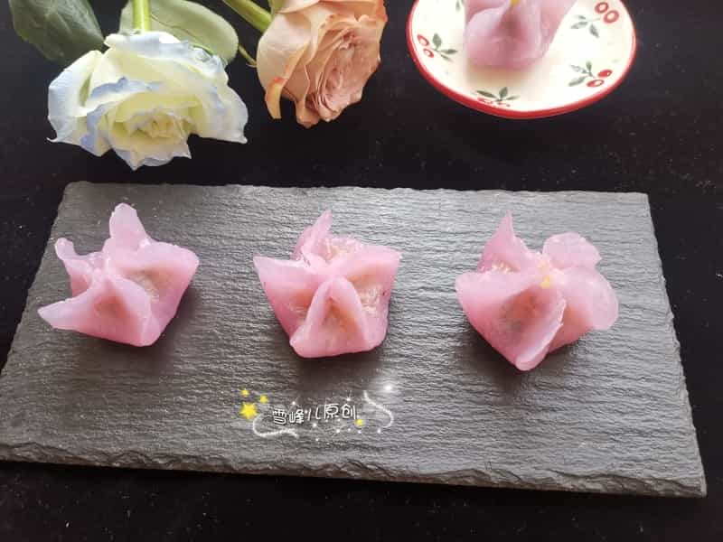梅花水晶蒸餃