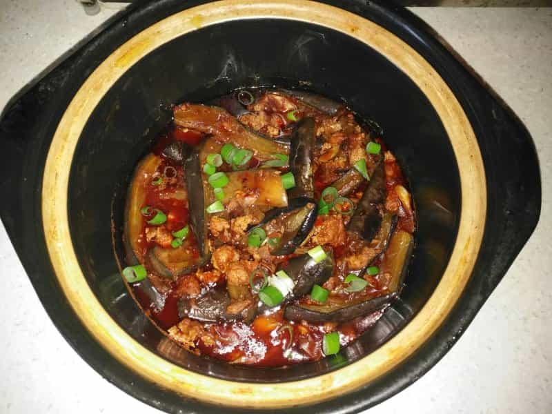 魚香肉末茄子煲