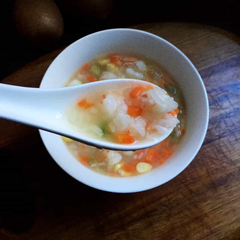 蝦子胡蘿蔔粥