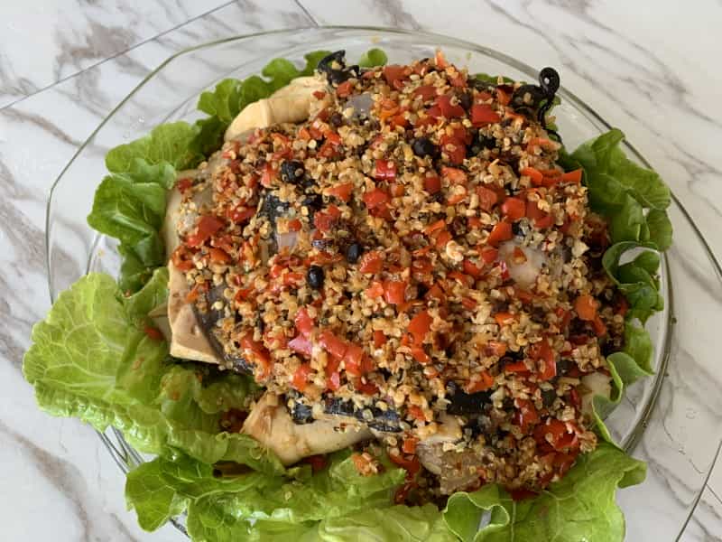 火麻仁剁椒魚頭韌豆腐