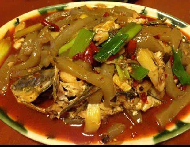 徽派魔芋燒魚