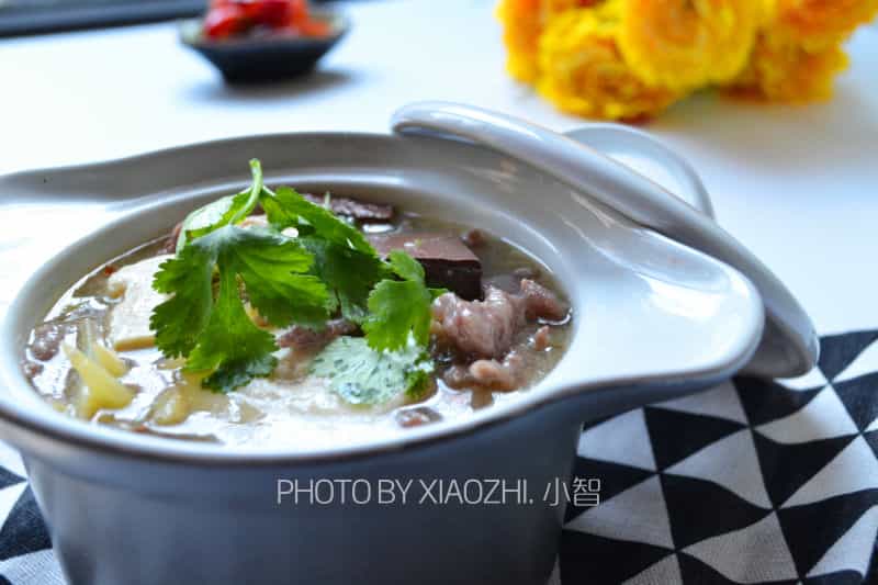 酸辣牛肉湯