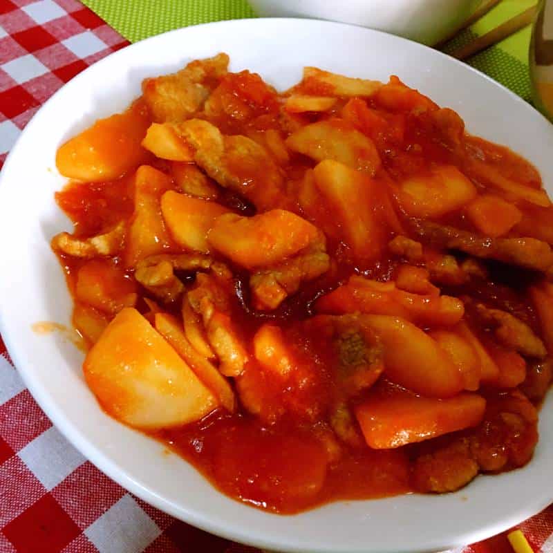 裡肌肉炒馬蹄