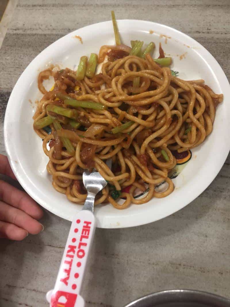 素炒拉條