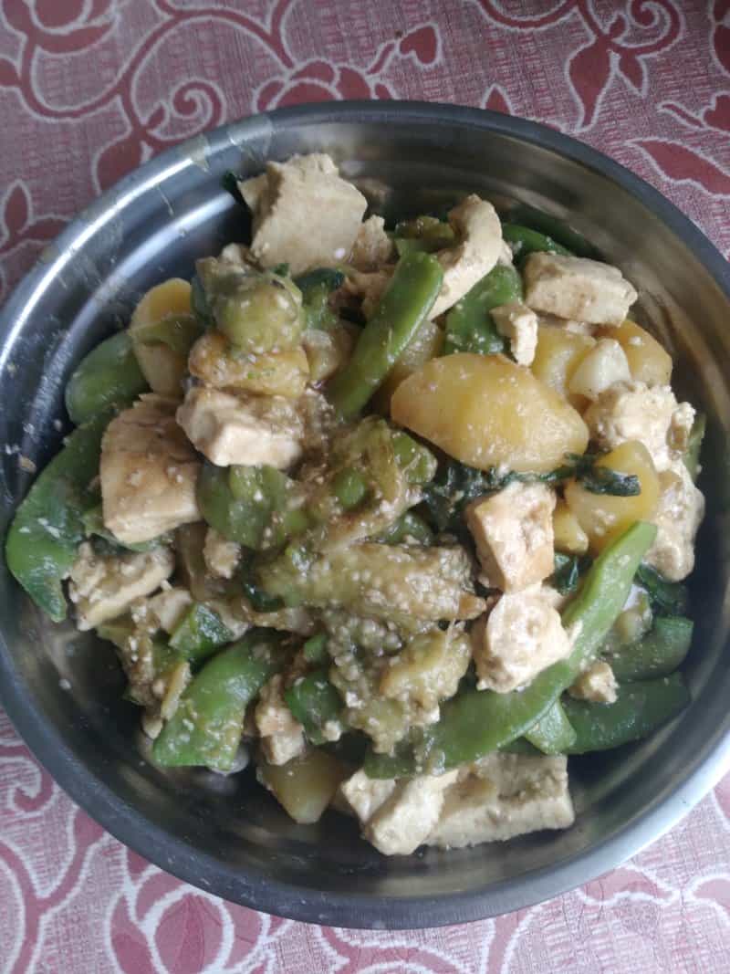 豆角燴菜