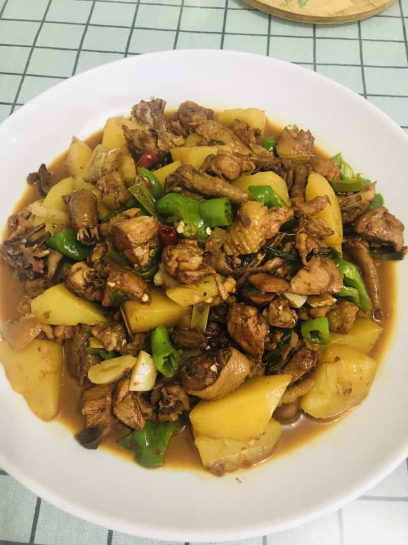 家庭版大盤雞