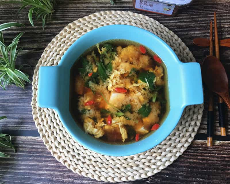 豆腐蛋花味噌湯