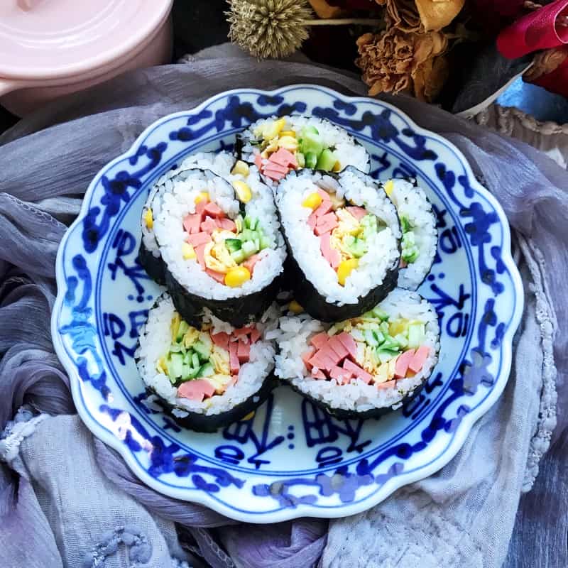 玉米火腿紫菜包飯