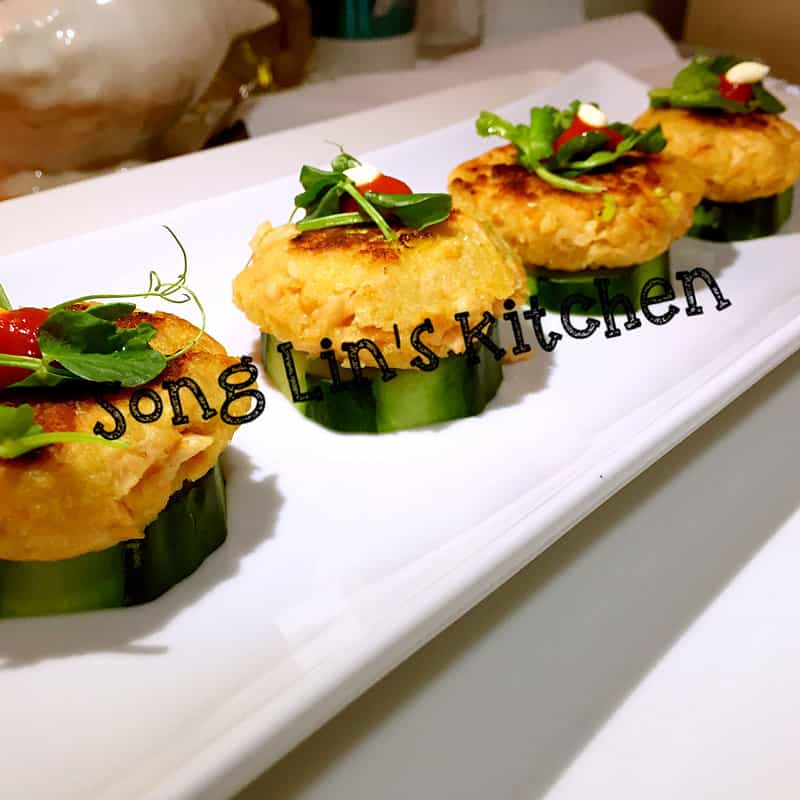 鮭魚餅