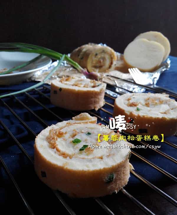 馬鈴薯蓉肉鬆蛋糕卷